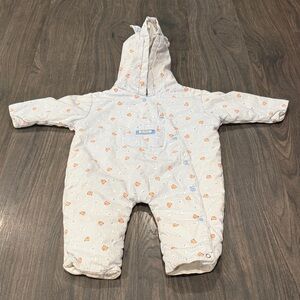 Mcbaby full body insulated reversible suit size 3/6 months 12:8